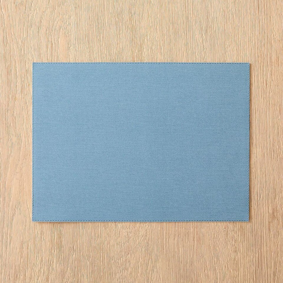 Denim Texture EasyCare Placemat (Set of 4) West Elm UK